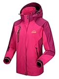 donhobo Jacken Damen Outdoorjacke Wasserdicht...