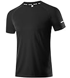 1er Pack Sport Tshirts Herren T-Shirt Schwarz...