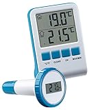 infactory Pool Funk Thermometer: Digitales Teich-...