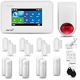 HUXGO® HXA006 Alarmanlage Haus WiFi + GSM 4G LTE...