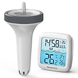 Newentor Funk Poolthermometer - 4-fach Wasserdicht...