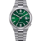 CITIZEN Herren Analog Automatik Uhr mit Edelstahl...