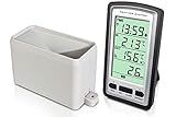 Alecto WS-1200 Funk Wetterstation mit digitalem...