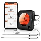 BFOUR Bluetooth Grillthermometer, Digital Funk BBQ...