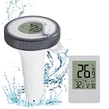 Gobesty Pool Thermometer Funkthermometer Digitales...