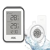 ADE Poolthermometer schwimmend | Pool Thermometer...