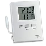 TFA Dostmann Digitales Innen-Außen-Thermometer,...