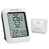 ThermoPro TP60C Funk Thermo-Hygrometer Thermometer...