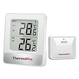 ThermoPro TP200 Funk Thermometer Innen für 2...