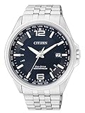 CITIZEN Herren Analog Quarz Uhr mit Edelstahl...