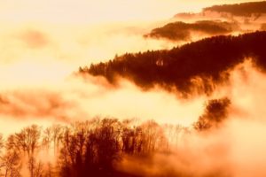 Wasser verdunstet, um Luft zu befeuchten